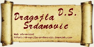 Dragojla Srdanović vizit kartica